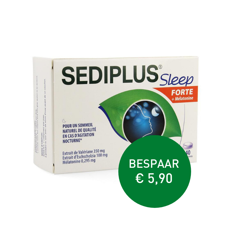 Apotheek Du Faux | Sediplus sleep forte 40 tabletten / 80 tabletten