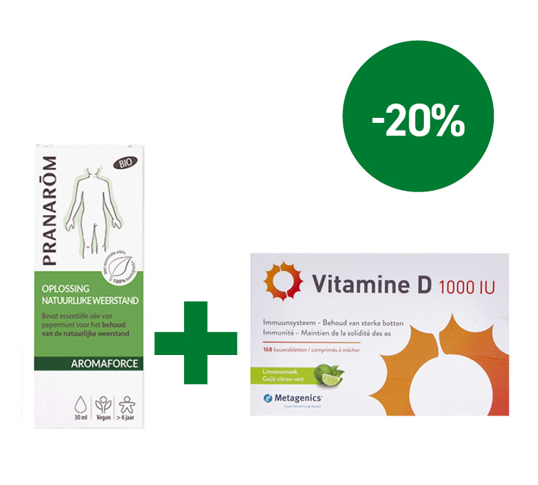COMBO Vitamine D van metagenics + Aromaforce oplossing