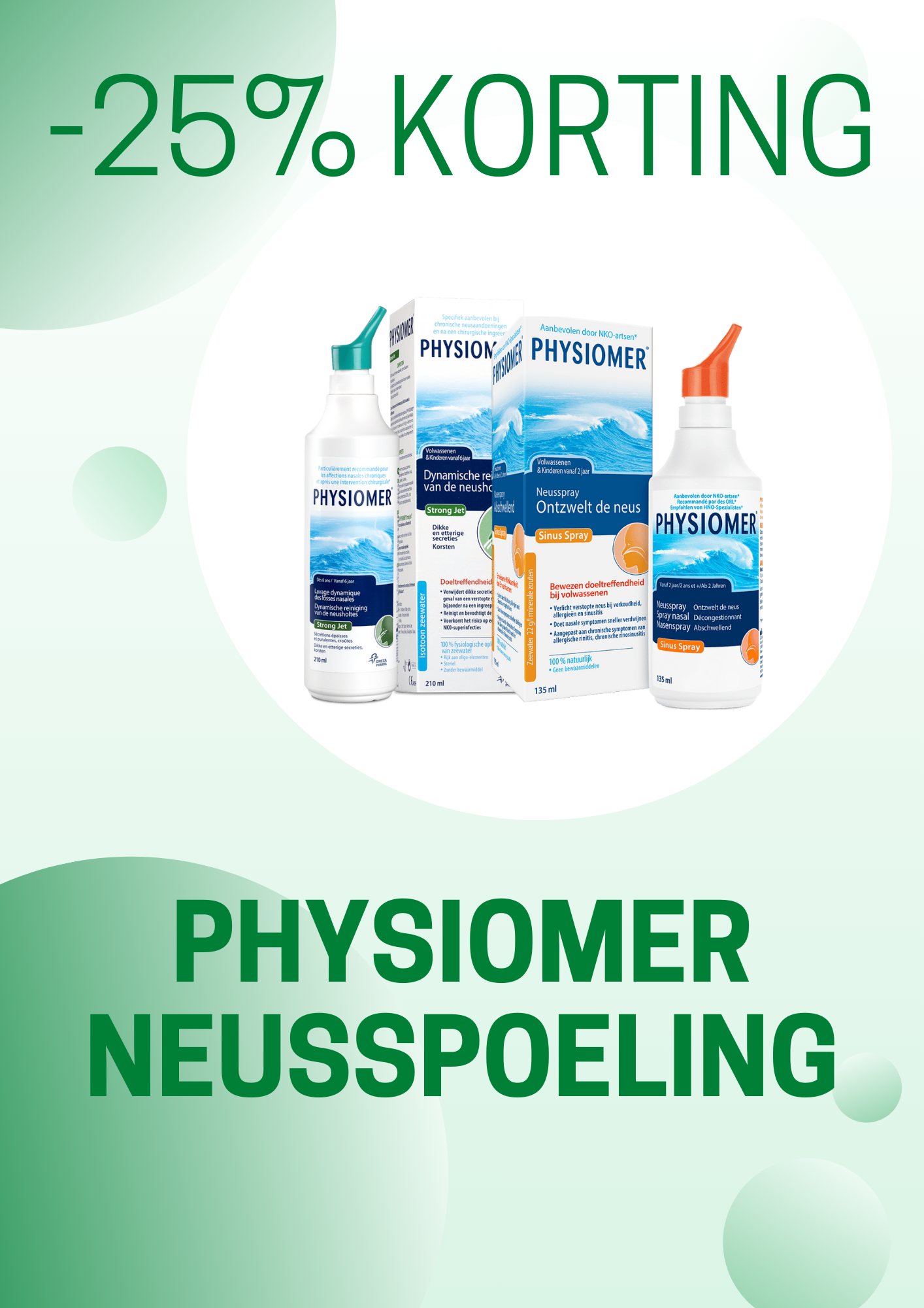 Promotie Physiomer Neusspoeling