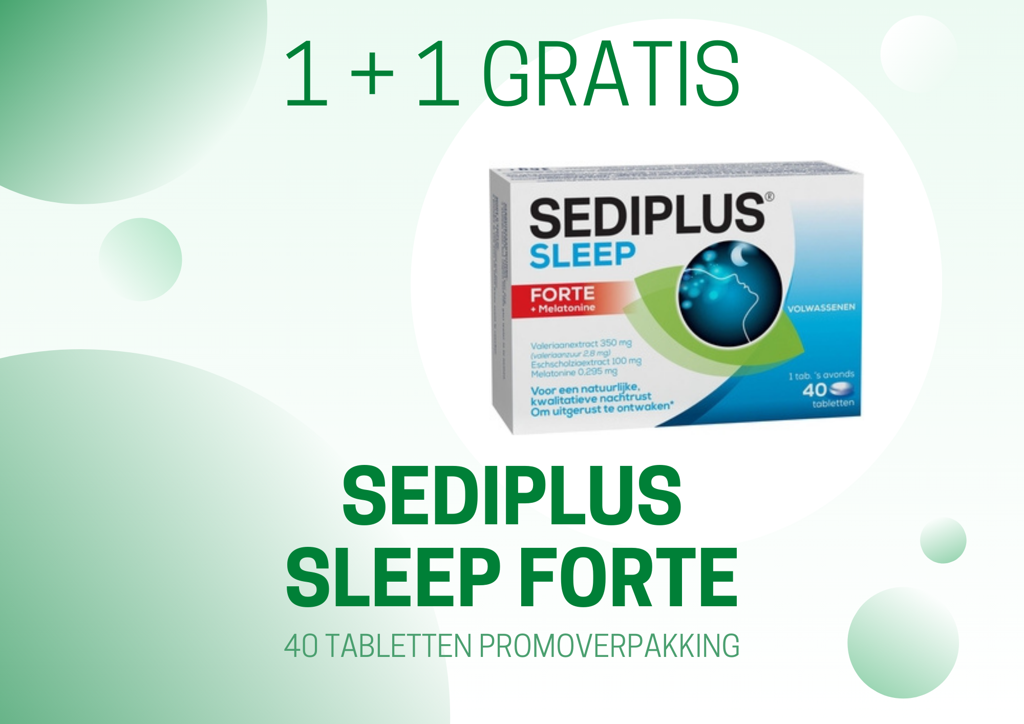 Promotie Sediplus Sleep Forte (liggend)